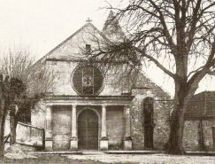 L'église de Vivières dans laquelle sont conservées les reliques de la Sainte.